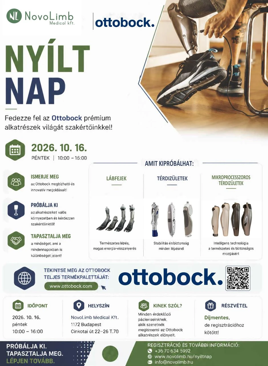 Ottobock próba nap – meghívó poszter